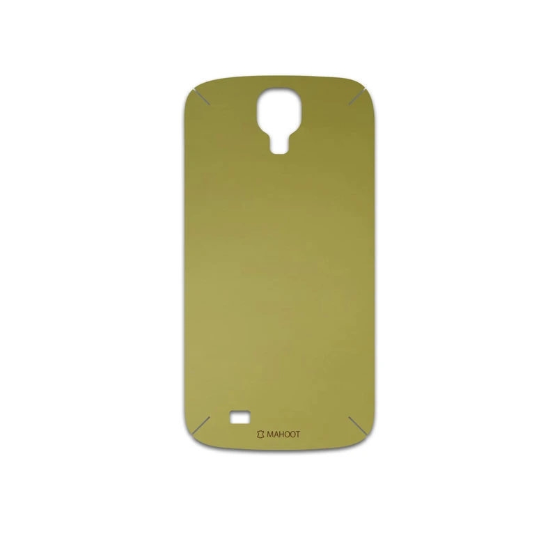 برچسب پوششی ماهوت مدل Matte-Gold مناسب برای گوشی موبایل سامسونگ Galaxy S4