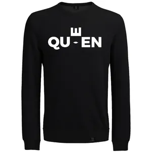 سویشرت زنانه 27 مدل Queen کد B08 رنگ مشکی
