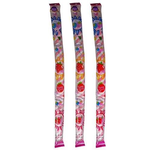 مارشمالو پیچی با طعم توت فرنگی پالازی - 20 گرم بسته 3 عددی