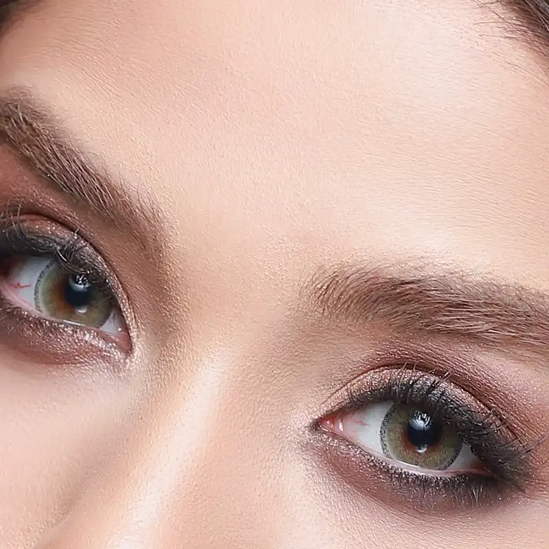 لنز چشم هرا کد 20 رنگ سبز طوسی دور دار