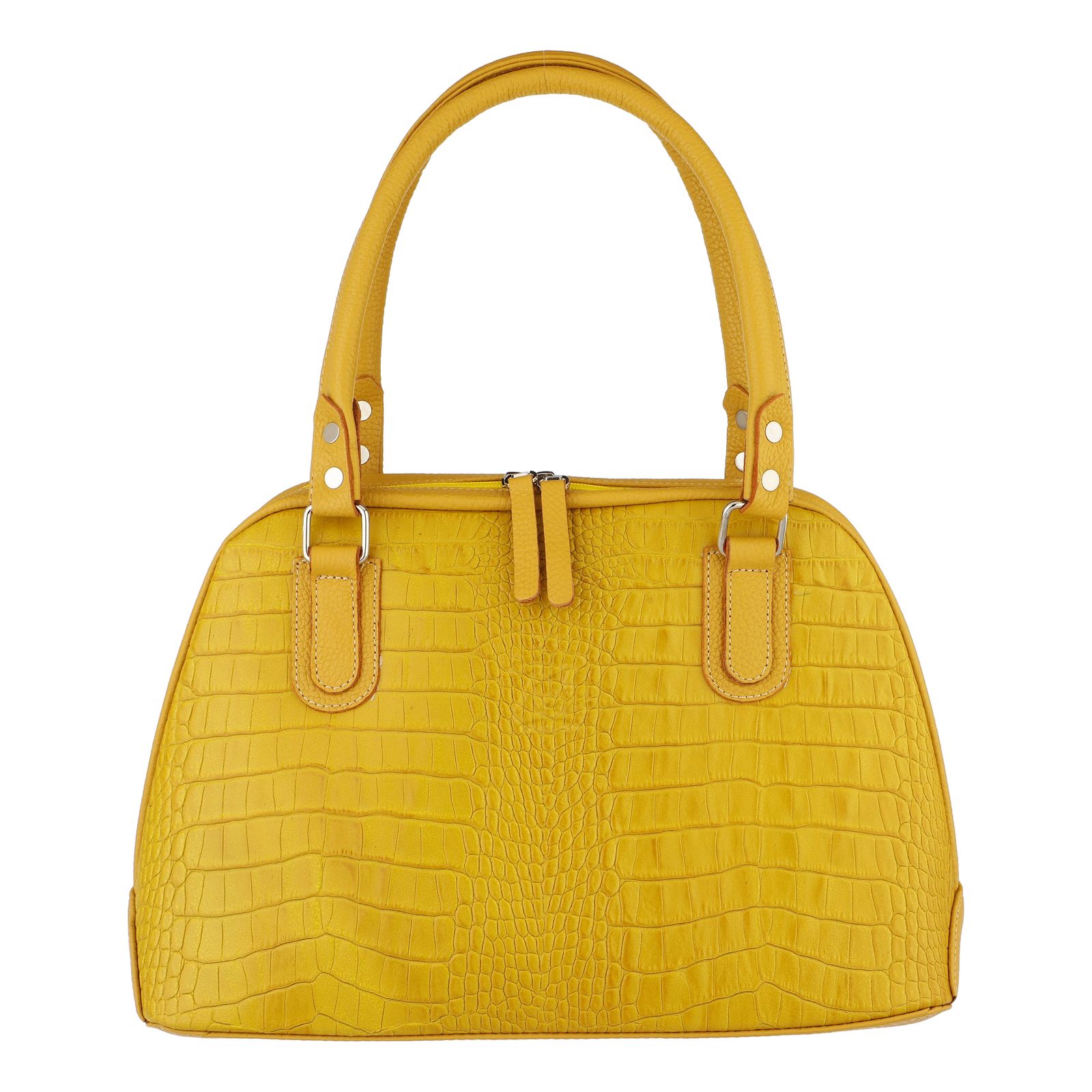 کیف دستی زنانه کایا چرم مدل K550-coroco-yellow -  - 1