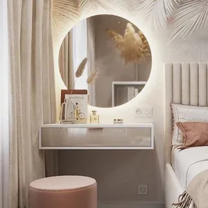 آینه دیواری مدل بک لایت گرد