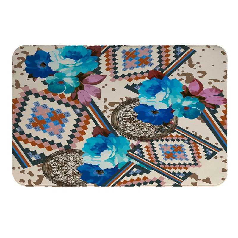  پادری طرح گل کد 5108 سایز 60 × 40 سانتی‌متر