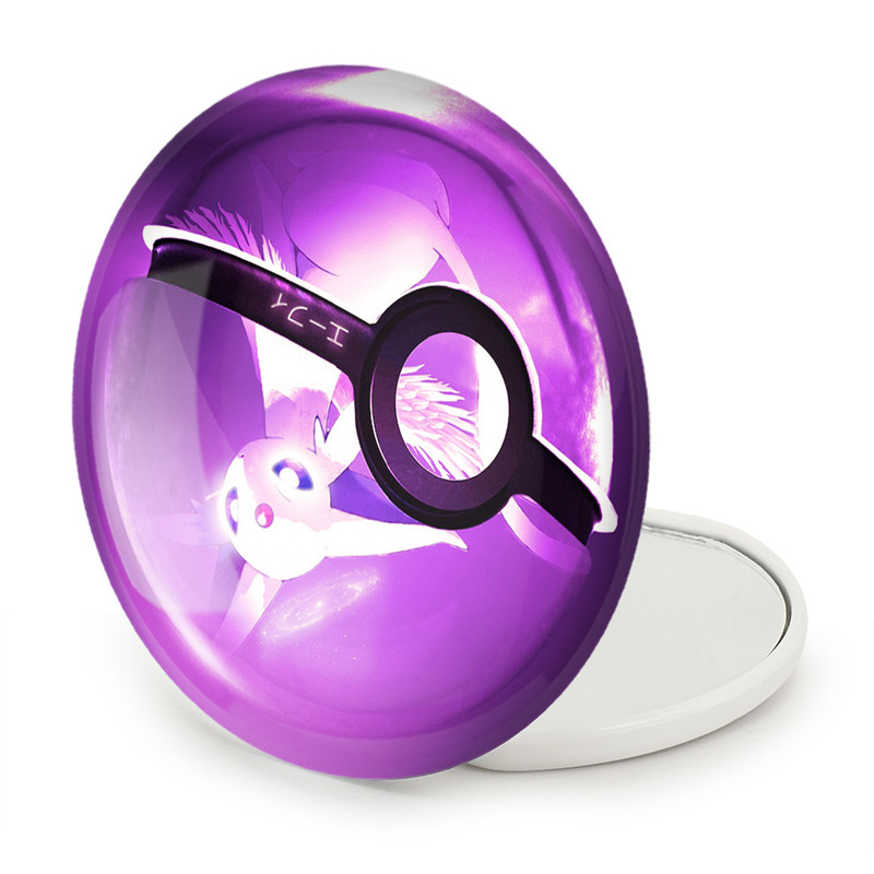 آینه جیبی خندالو طرح پیکاچو انیمه پوکمون مدل تاشو کد 17394