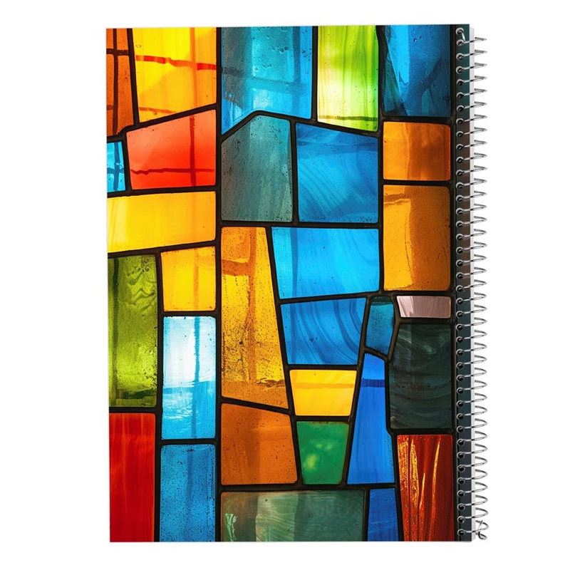 دفتر ژورنال نویسی 50 برگ مدوپد مدل نقطه ای طرح اشکال فانتزی کد DF16204