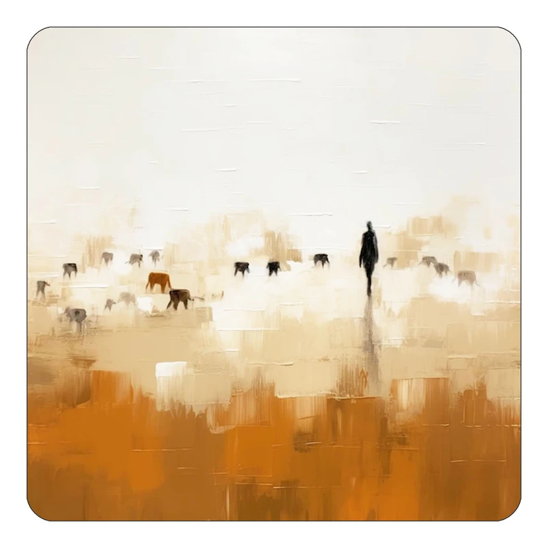 مگنت کاکتی طرح نقاشی رنگ روغن مدل mp70810