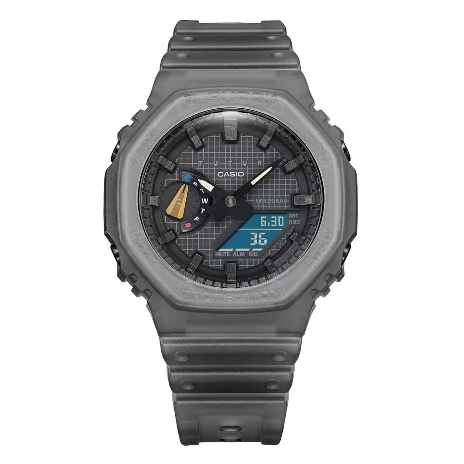 ساعت مچی عقربه‌ای مردانه کاسیو مدل GA-2100FT-8ADR -  - 1