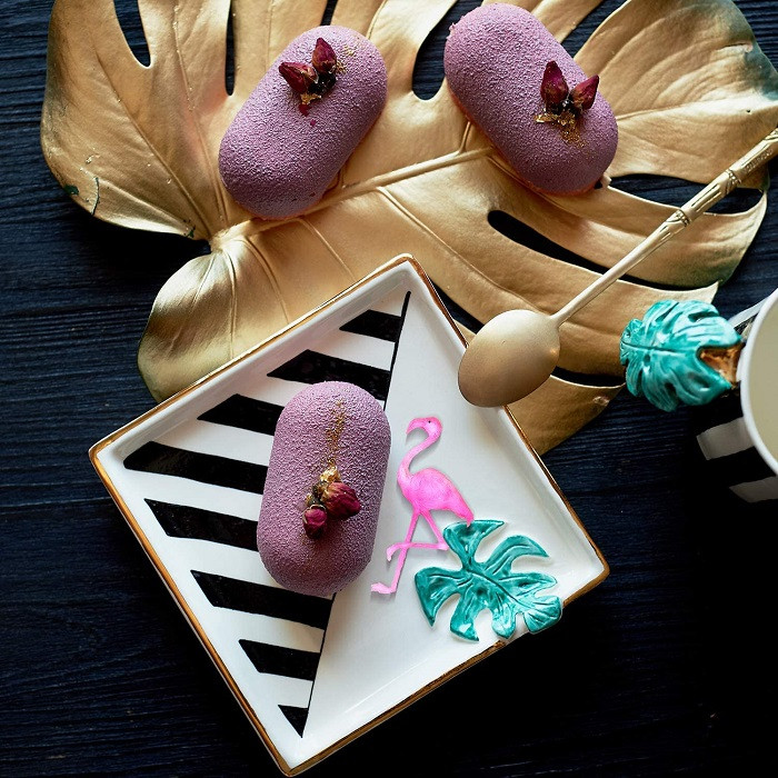 سیلیکون قالب گیری به گز مدل فلامینگو و برگ