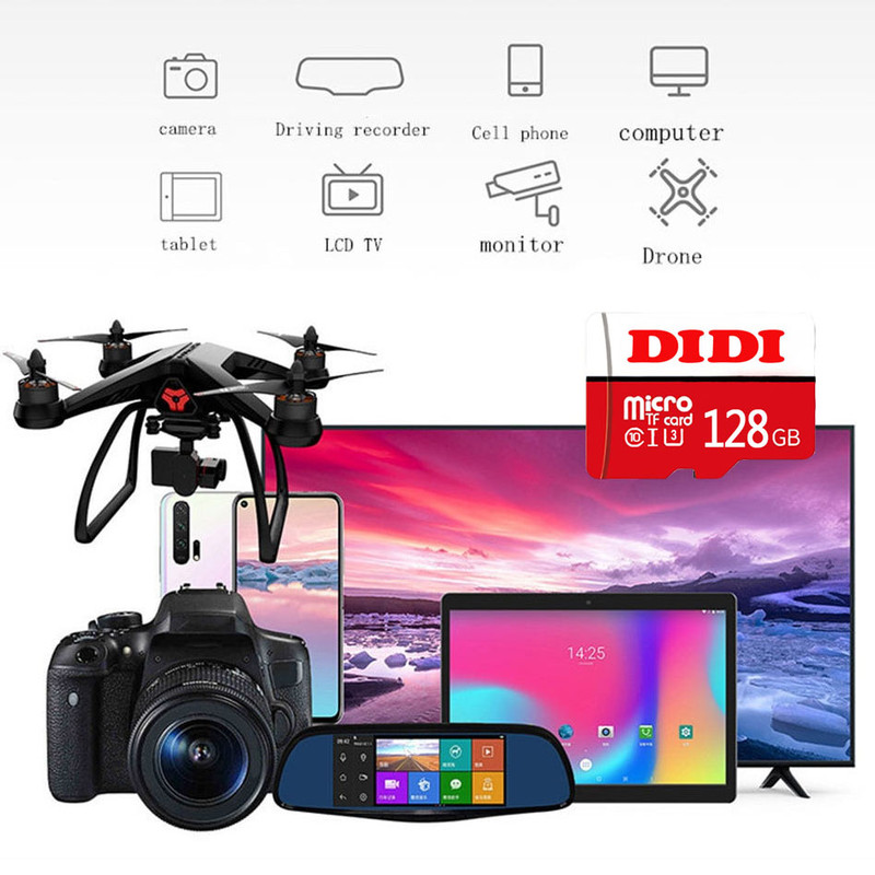 کارت حافظه micro SDXC دی دی مدل +DR9 کلاس 10 استاندارد UHS-I U3 سرعت 80MBs ظرفیت 128گیگابایت