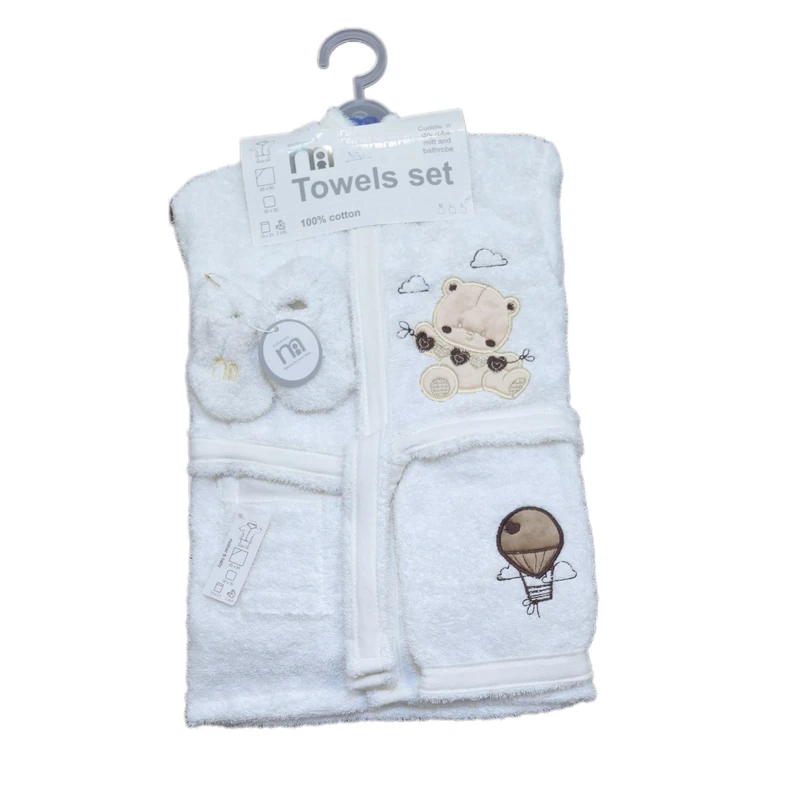 ست حوله نوزادی 5 تکه مادرکر مدل خرس و بالون