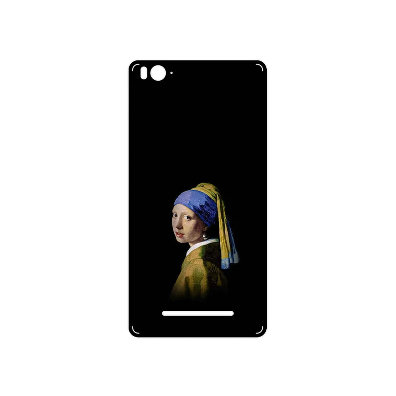 برچسب پوششی ماهوت مدل Girl with a Pearl Earring of Vermeer مناسب برای گوشی موبایل شیائومی Mi 4c