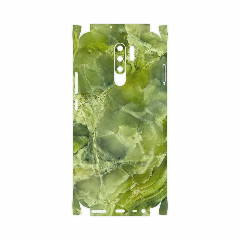برچسب پوششی ماهوت مدل Green Crystal Marble-FullSkin مناسب برای گوشی موبایل شیائومی Redmi 9