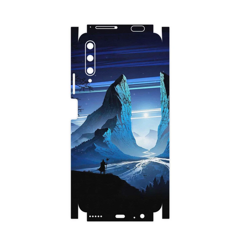 برچسب پوششی ماهوت مدل Blue Mountains Digital Art-FullSkin مناسب برای گوشی موبایل هوآوی Y9S