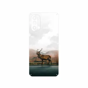 MAHOOT Horned_Deer Cover Sticker for Motorola Moto G52