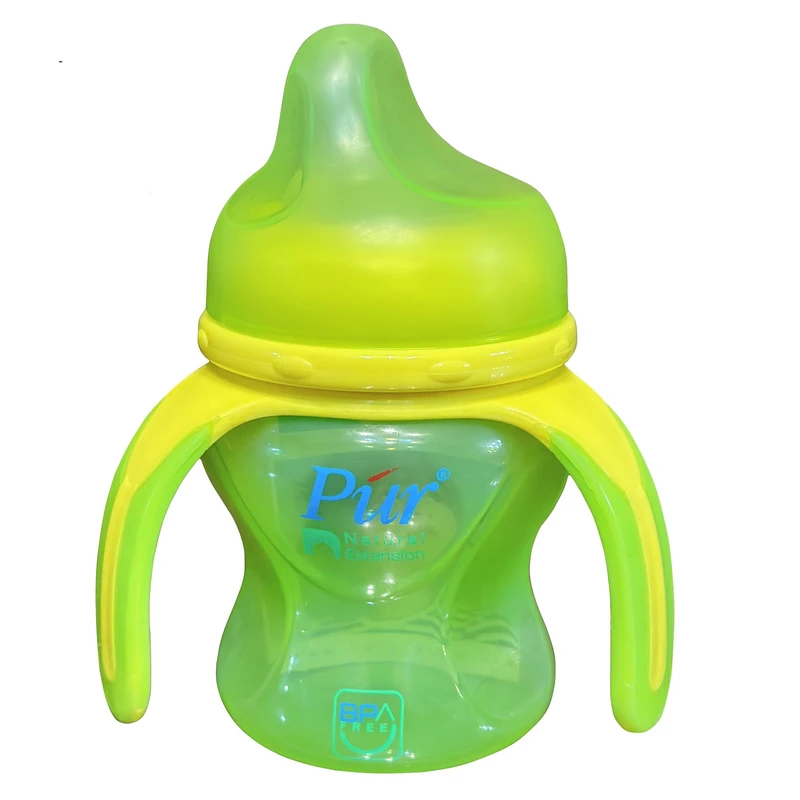 لیوان آبمیوه خوری کودک پیور مدل آسان گیر گنجایش 150 میلی لیتر