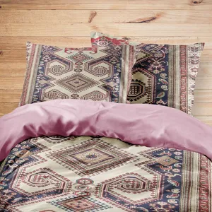 سرویس روتختی مدوپد طرح فرش اردبیل روس مدل C-ardebil02 یک نفره 4 تکه