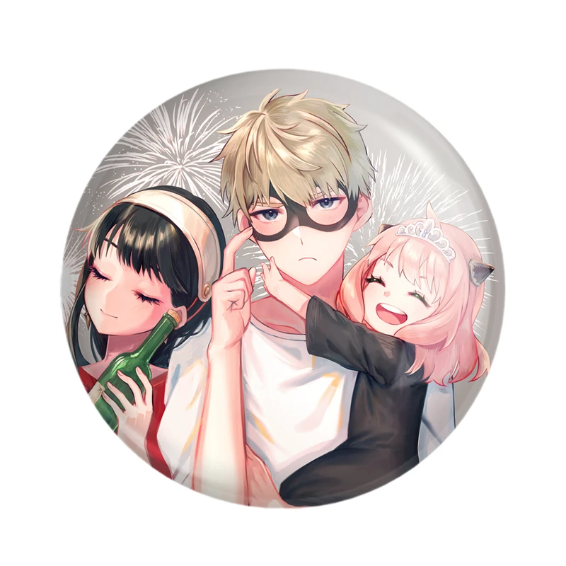 پیکسل خندالو مدل خانواده فورجر و انیا و یور وسط لوید انیمه اسپای ایکس فمیلی کد 17700