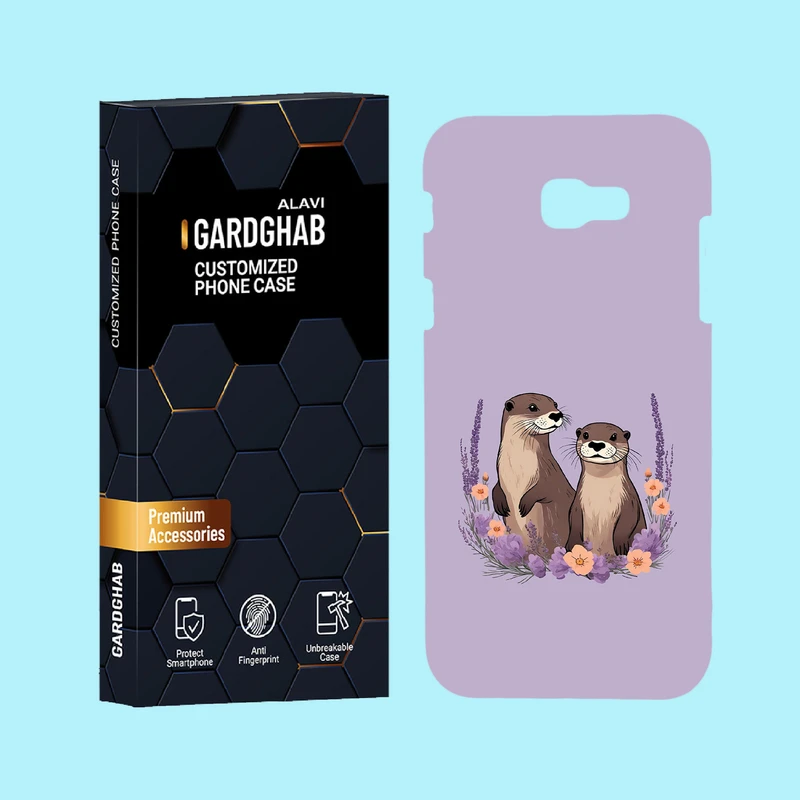 کاور گارد قاب علوی مدل حیوانات مناسب برای گوشی موبایل سامسونگ Galaxy A720 / A7 2017