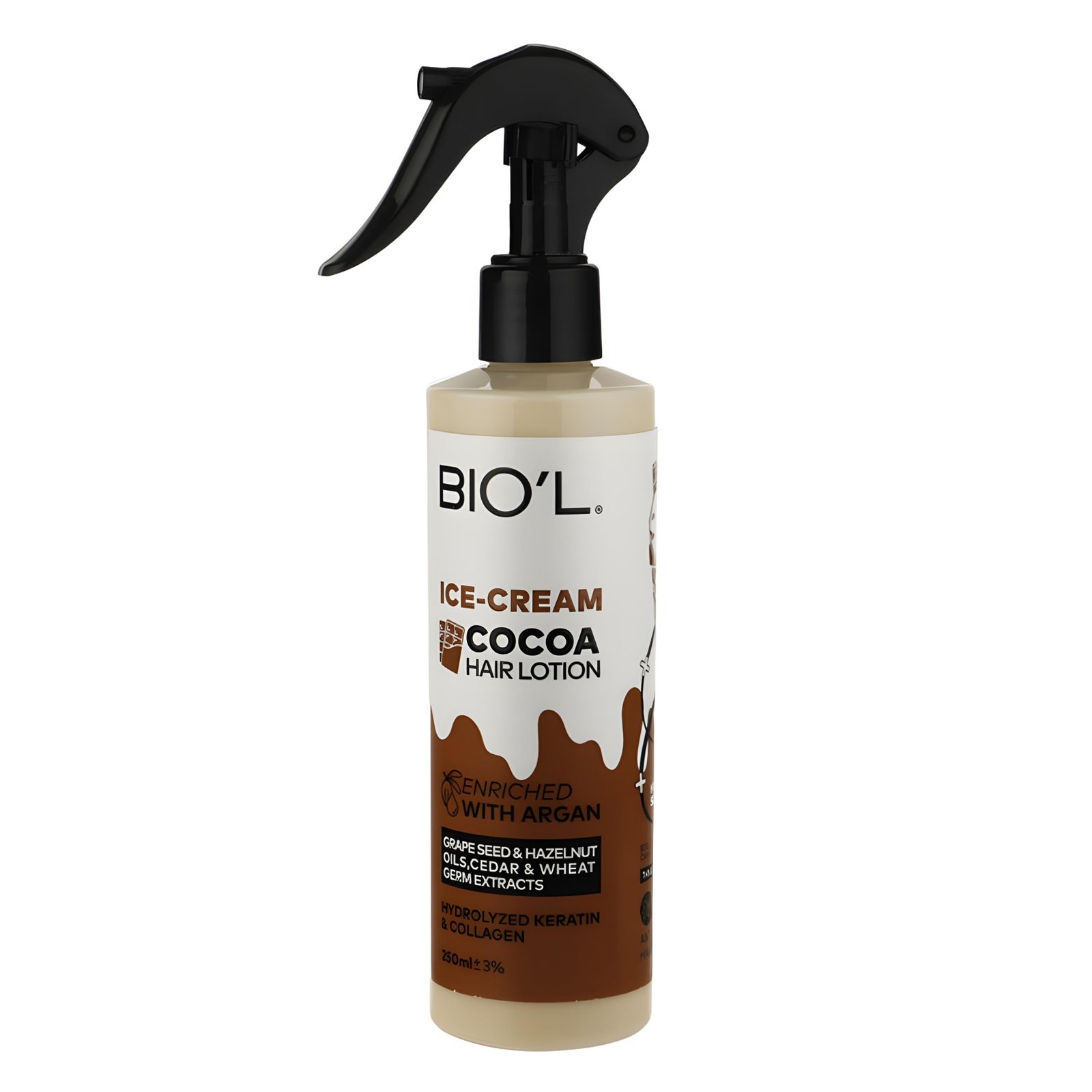 لوسیون مو بیول مدل cocoa حجم 250 میلی لیتر به همراه لوسیون مو بیول مدل cocoa حجم 400 میلی لیتر -  - 3