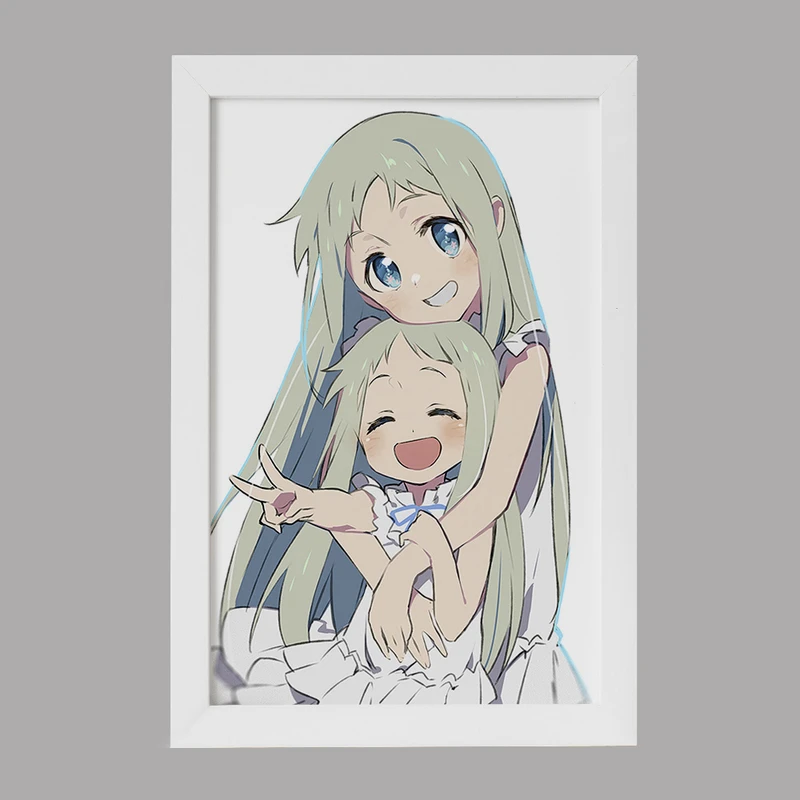 تابلو خندالو مدل میکو هونما انیمه آنوهانا کد 31990