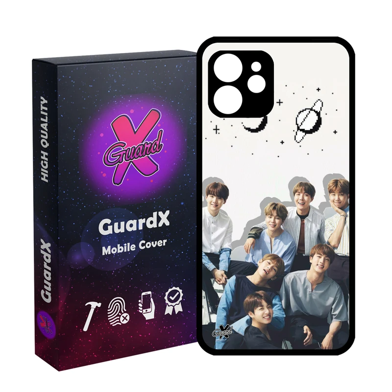 کاور گارد ایکس طرح K-Pop مدل Glass10680 مناسب برای گوشی موبایل اپل iPhone 12