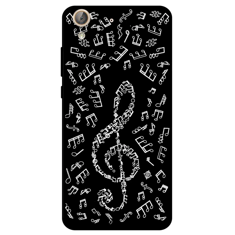 کاور مگافون طرح نوت موسیقی مدل 1370 مناسب برای گوشی موبایل هوآوی Y6 