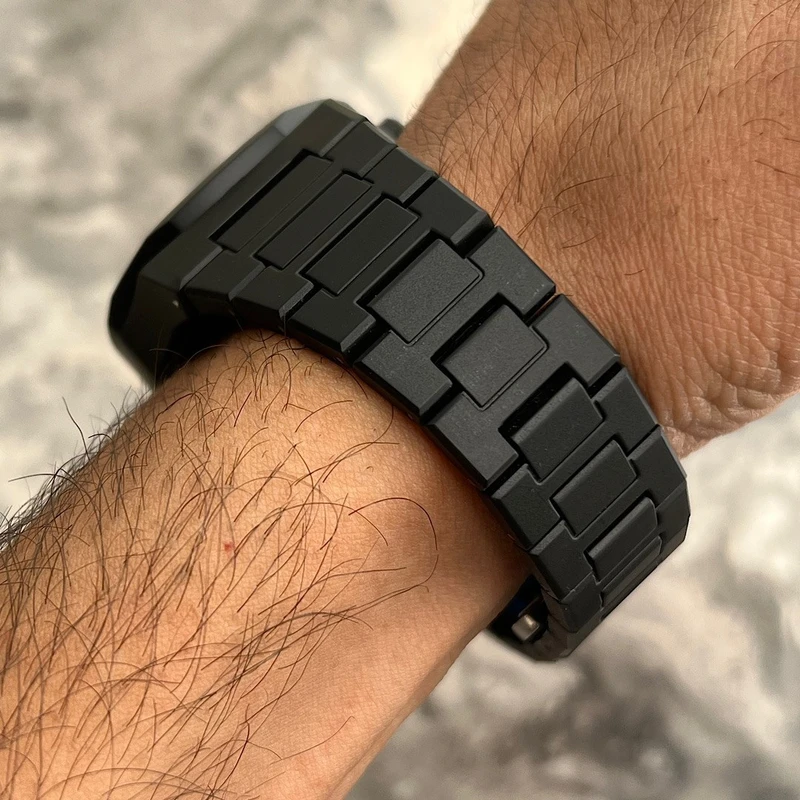 عکس شماره 13 : ساعت مچی عقربه-ای کوارتز مردانه مدل اسپرت بند سبک قفل مخفی کد ۱.۶