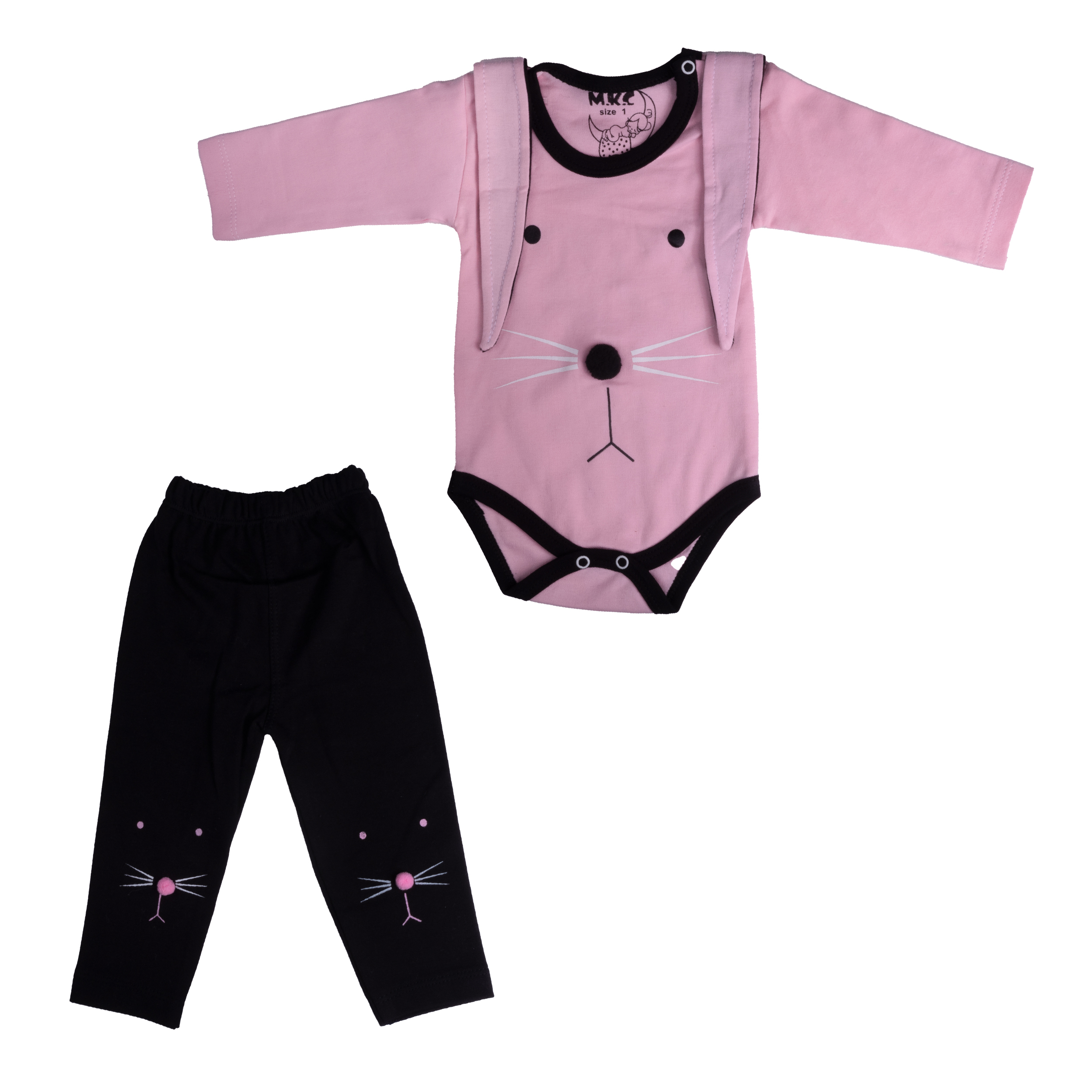 ست بادی و شلوار نوزادی مدل 71918