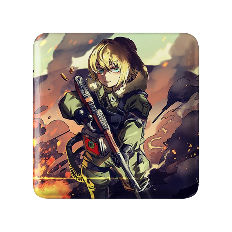 مگنت خندالو طرح تانیا انیمه یوجو سنکی مدل مربعی کد 34651