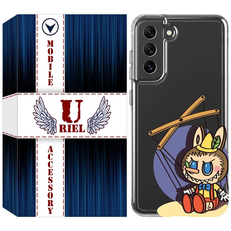 کاور یوریل مدل Clear کد 108 طرح لبوبو مناسب برای گوشی موبایل سامسونگ Galaxy S21 FE