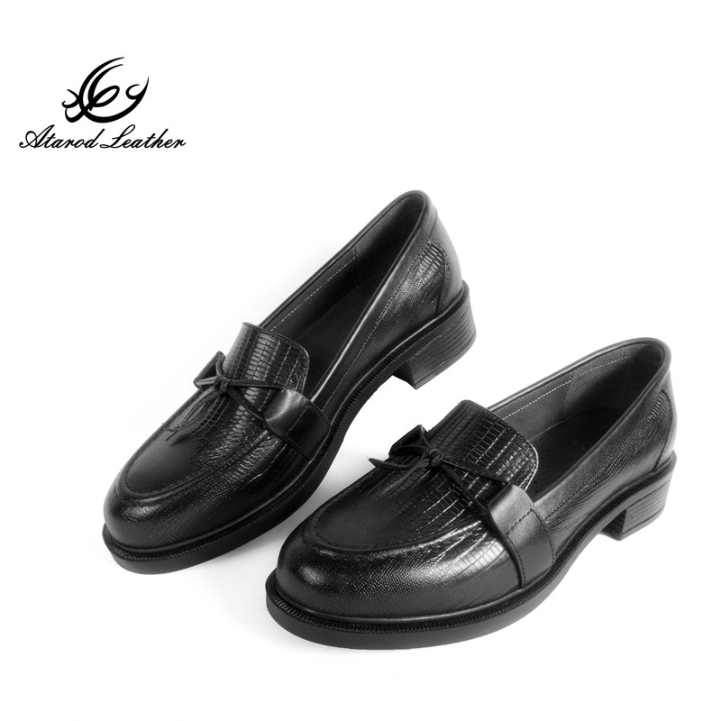 کفش زنانه چرم عطارد مدل چرم طبیعی کد SH150