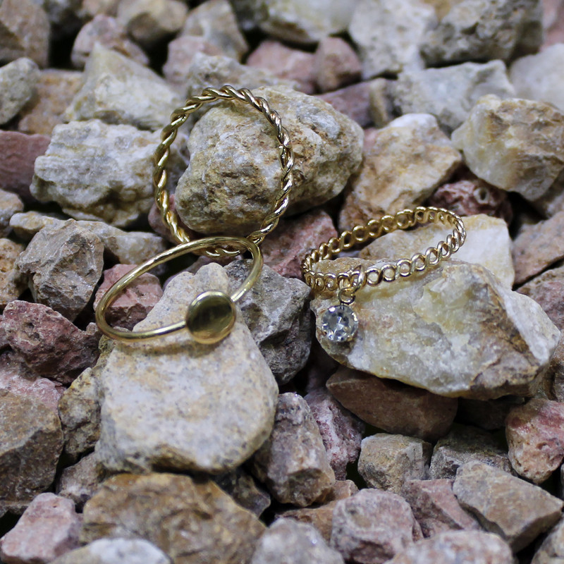 بند انگشتی زنانه کد RKH_1206 مجموعه 3 عددی