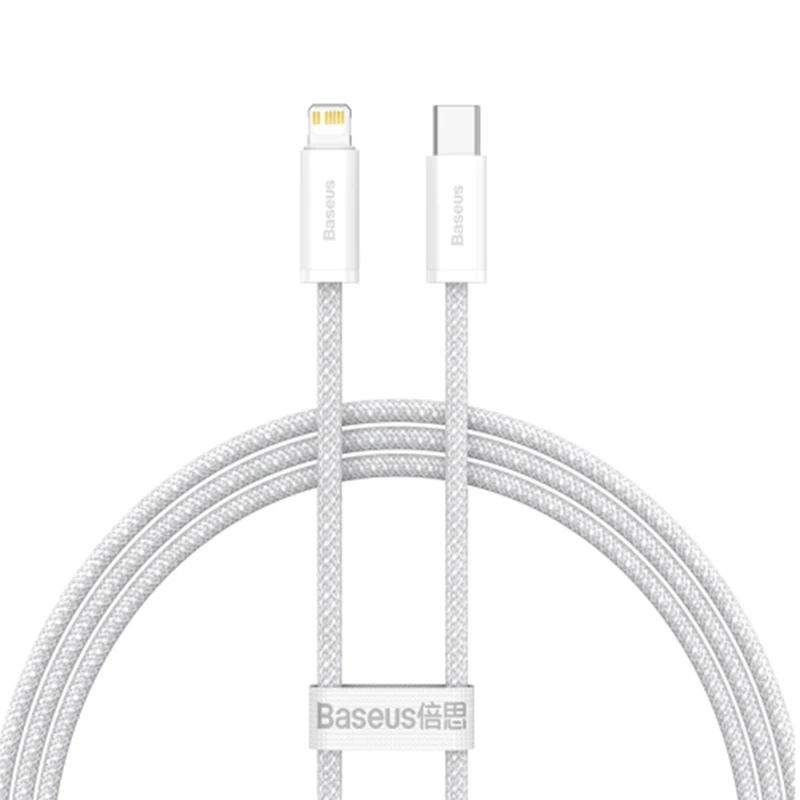کابل تبدیل USB-C به لایتنینگ باسئوس مدل CALD000002 طول 1 متر