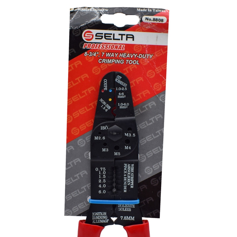 انبر پرس سر سیم سلتا مدل 8808 سایز 8.5 اینچ