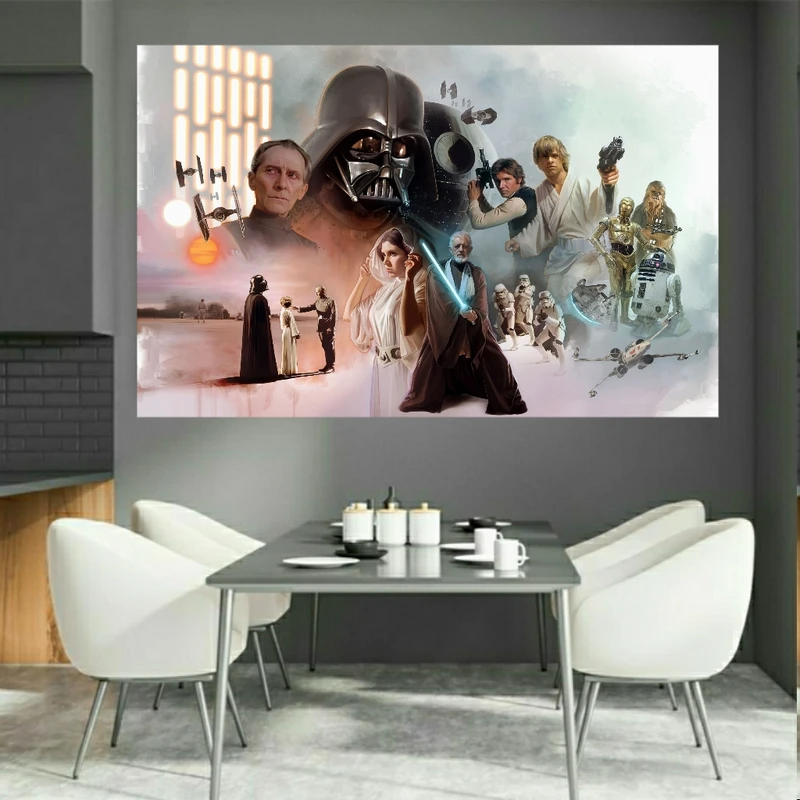 پوستر دیواری طرح جنگ ستارگان مدل ZB556
