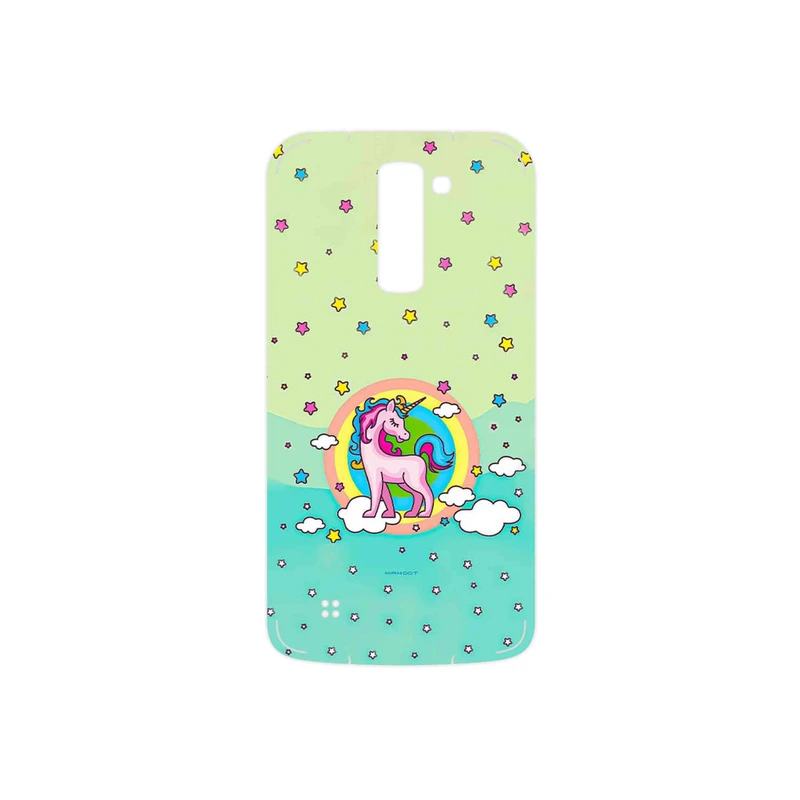 برچسب پوششی ماهوت مدل Rainbow unicorn adventure مناسب برای گوشی موبایل ال جی K10