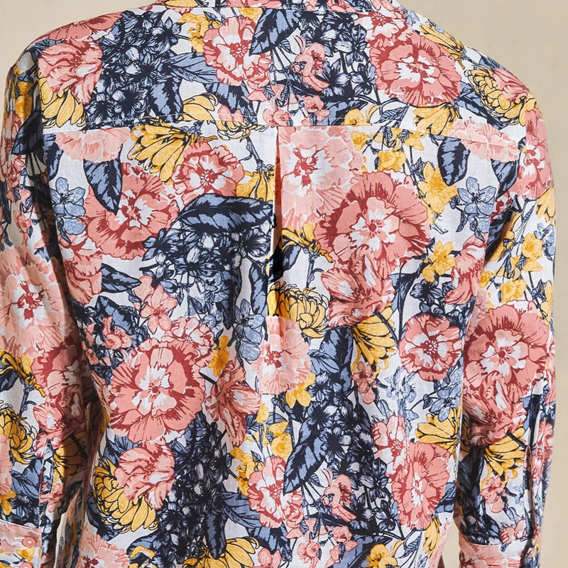 بلوز آستین سه ربع زنانه اسمارا مدل لینن کد 13279220