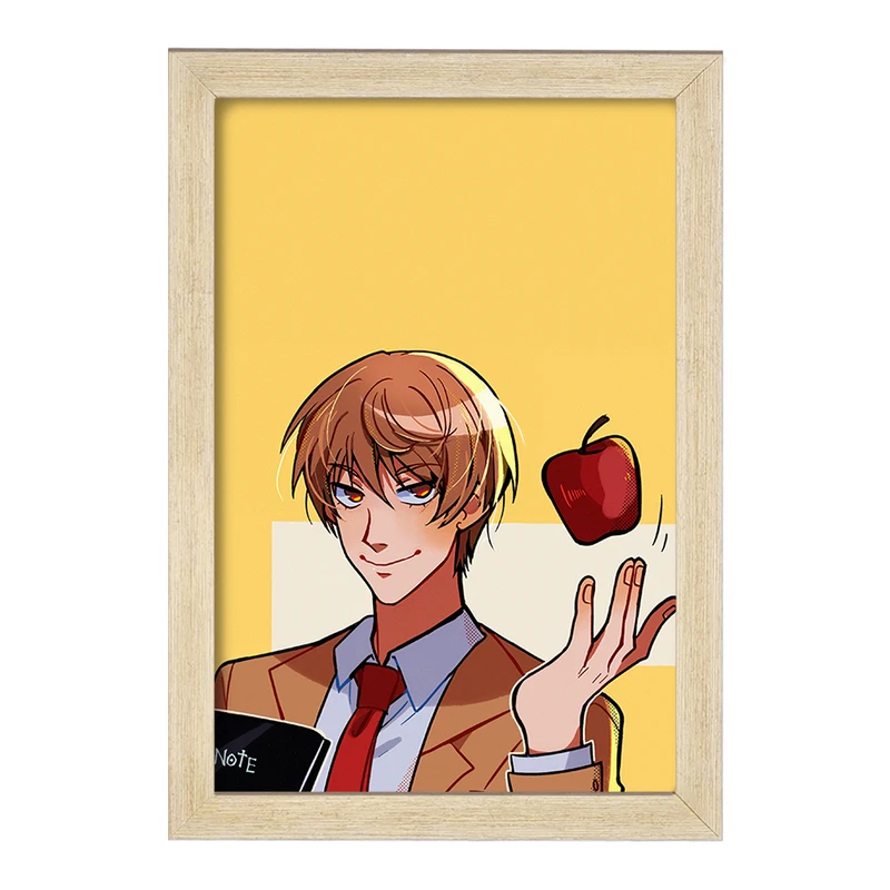 تابلو خندالو مدل لایت یاگاامی انیمه دفترچه مرگ Death Note  کد 15763