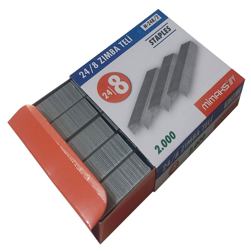 سوزن منگنه میمکس مدل زیمبا سایز 24/8 بسته 2000 عددی