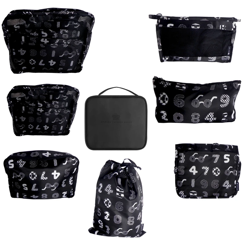 نظم دهنده ساک و چمدان کد 0032 بسته 8 عددی