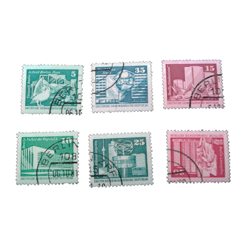 تمبر یادگاری مدل یادبود کد bc-2188 مجموعه 6 عددی