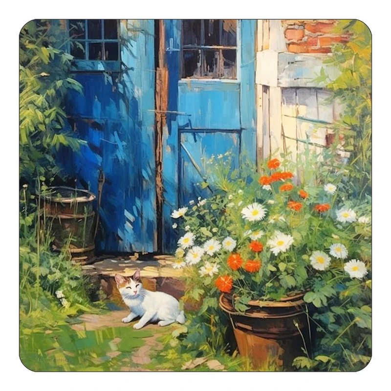 مگنت کاکتی طرح نقاشی رنگ روغن مدل mp71062