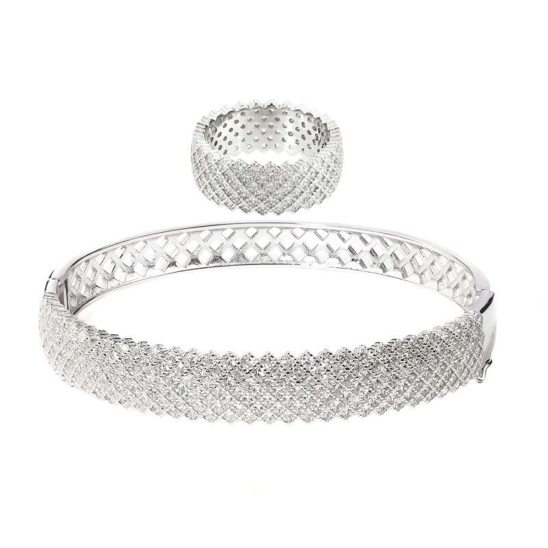 نیم ست نقره زنانه مدل پرنس - Brn031 نیم ست نقره زنانه مدل پرنس - Brn031