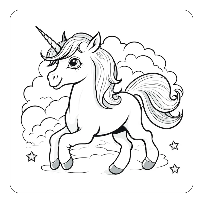 مگنت کاکتی طرح اسب تک شاخ و یونیکورن مدل mp29785