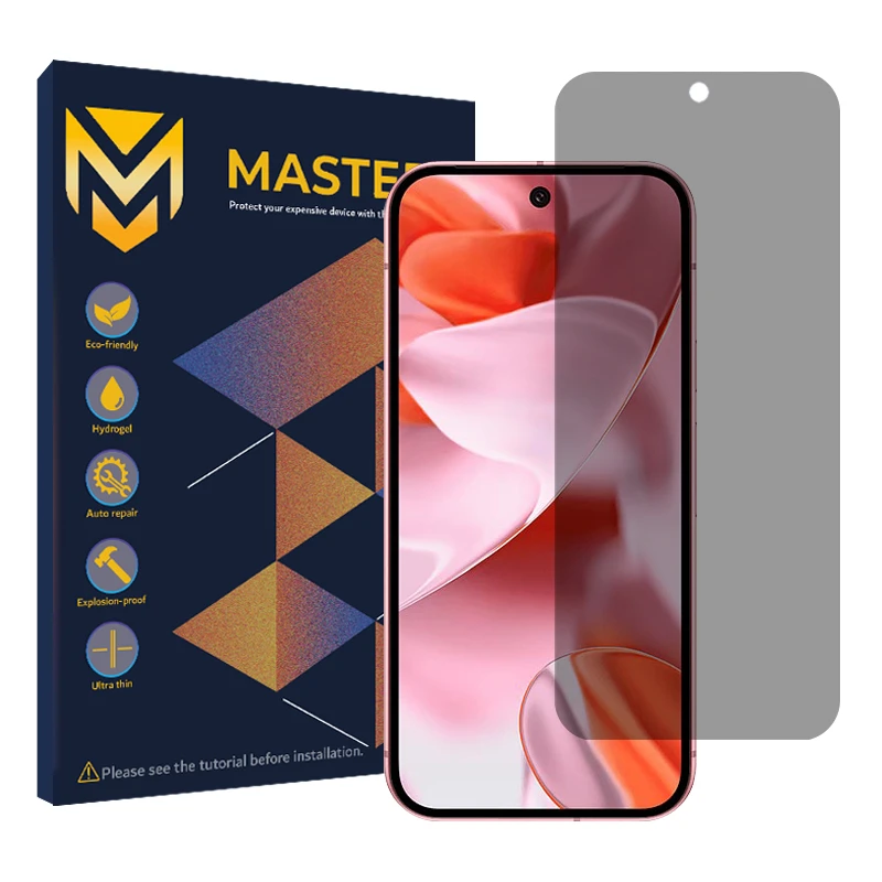 محافظ صفحه نمایش حریم شخصی مستر مدل Resistant مناسب برای گوشی موبایل گوگل Pixel 9