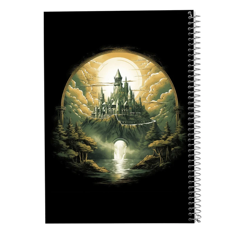 دفتر مشق 100 برگ مدوپد مدل ارباب حلقه ها The Lord of the Rings کد DF3047