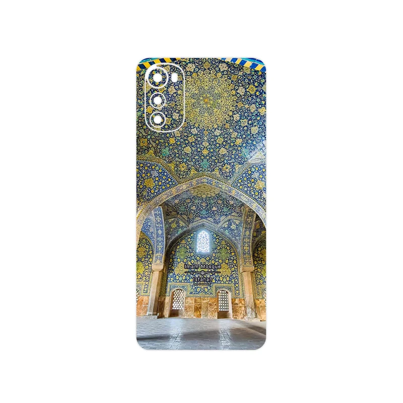 برچسب پوششی ماهوت مدل Imam Mosque in Isfahan مناسب برای گوشی موبایل موتورولا Moto E32s