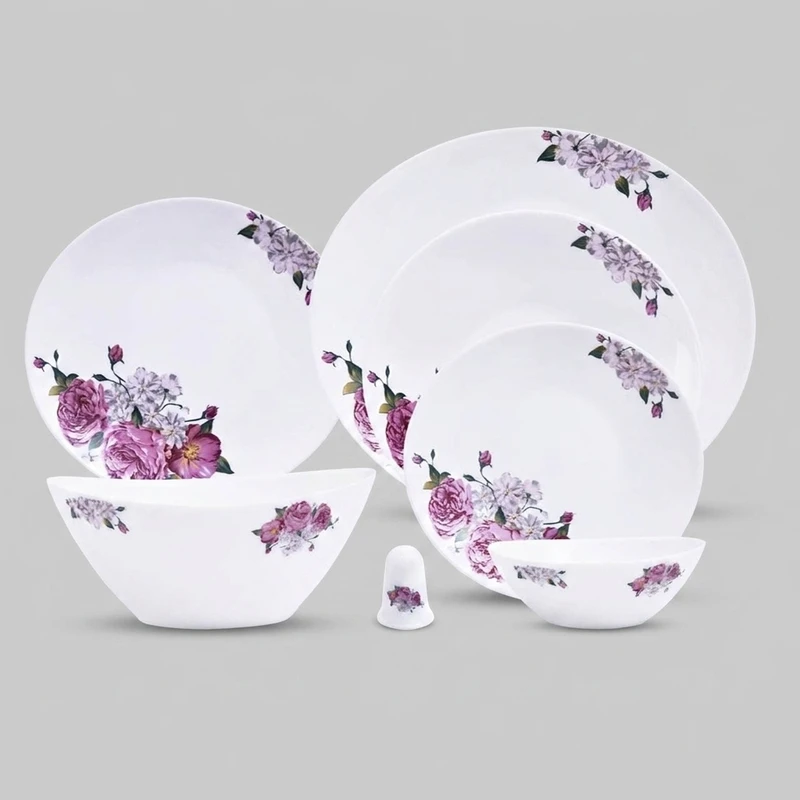 سرویس غذاخوری 28 پارچه پارس اوپال مدل Lavender
