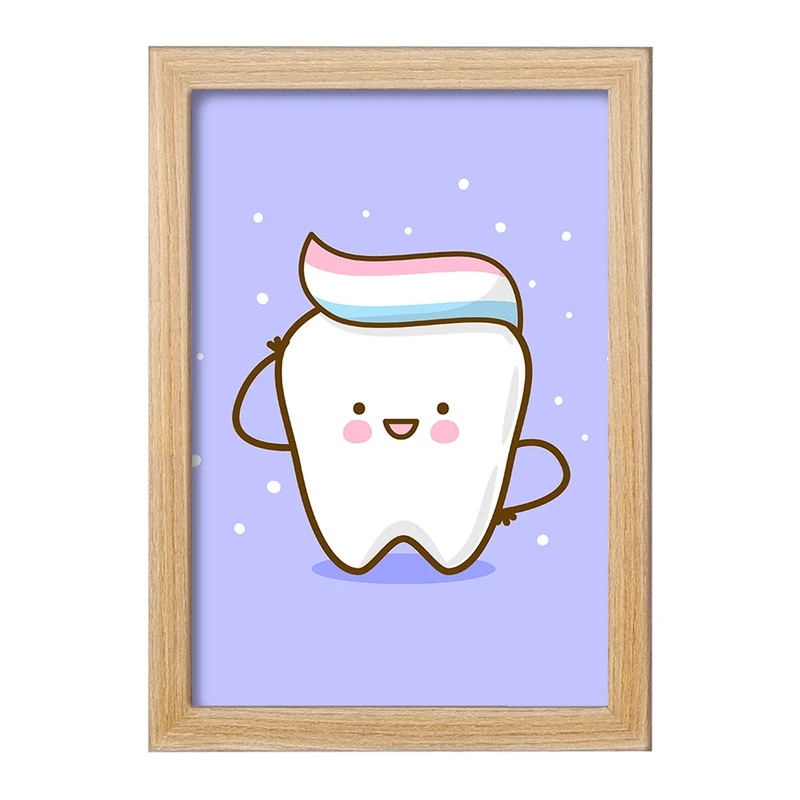 تابلو خندالو مدل دندان و دندان پزشکی کودکانه کد 36725