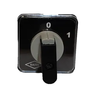 کلید سلکتوری گردان کاوه مدل یکطرفه تکفاز کد A1601 بسته 6 عددی
